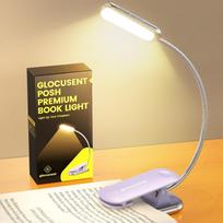Glocusent Posh Premium lanksti skaitymo lemputė, alyvinė, USB, GLCSNTA2004
