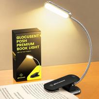 Glocusent Posh Premium lanksti skaitymo lemputė, juoda, USB, GLCSNTA2001