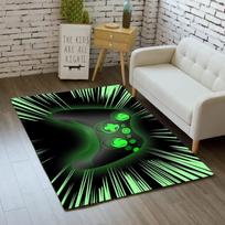 Gaming Controller Carpet Large Area Big Rugs for Decorations Boys Gamer Living Room Hallway Balcony Runner Mats Bedroom Doormat 40x60cm gray