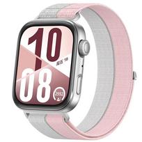 Nylon Band For Xiaomi Band 10/9/8 Pro Original Braided Breathable Durable Bracelet Wristband For Redmi Watch 4 5 6 Correa Accessory Redmi Watch 6/5/4 rožinė