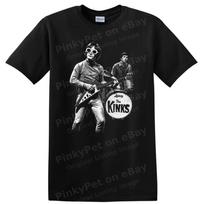 The Kinks Rock Legends T Shirt Vintage Band Silhouette Graphic Tee XS gray