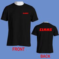 CLAAS Tractor 's Black Unisex shirt Cotton Oversize Large Size L black