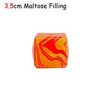 Needoh Nice Cube Marbled Rhyolite Swirl Mixed Color Squish Fidget Toy Non-Toxic Stretchy Stretchable Slow Rising Autism ADHD Toy orange