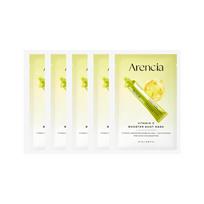 Arencia Vitamin C Booster Shot Mask Radiance Boosting Hydrating Face Mask 5 Sheets