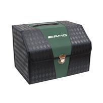 Didelės talpos automobilio bagažinės organizatorius Odinė laikymo dėžutė Padangos vožtuvo dangtelis Mercedes Benz AMG W223 W213 W206 W464 W247 W167 W166 RA3