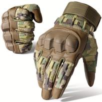 Taktinės pirštinės Jutiklinis ekranas Kietas apvalkalas Lauko medžioklė Airsoft Kovinės šaudymo Žygiai Dviračių sportas PU oda Neslystanti įranga M kamufliažas