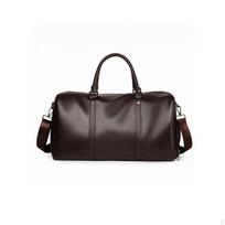 Travel Duffel Bag Adjustable Shoulder Strap Gym LeatherLike for Short Trips, Training ruda