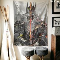 Elden Ring Dawn Wall Hanging Printed Fabric Blanket Decorative Tapestries for Bedroom Living Room Home Decor 150cm x 200cm