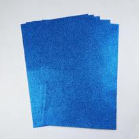 5Pcs 40Cmx60Cmx1.5Mm Powder Glitter Eva Foam Sheet Sponge Paper Foam Paper Diy Handmade Supplies Without Glue 40x60cm tamsiai mėlyna spalva