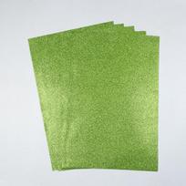 5Pcs 40Cmx60Cmx1.5Mm Powder Glitter Eva Foam Sheet Sponge Paper Foam Paper Diy Handmade Supplies Without Glue 40x60cm green