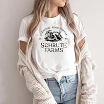 ZX TEE The Office Shirt Schrute Farms Beets Schrute Farms Shirt The Office TV Show Schrute T-shirt Dwight Schrute Shirt 4XL gray