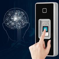 Waterproof Fingerprint Reader Password Door Access Control Keypad Security Entry gray