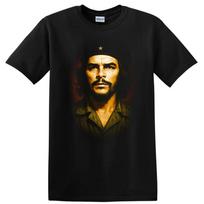 Che Guevara T Shirt Revolutionary Portrait Beret Cuban Icon Tee S brown