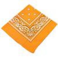 Fashion Bandana Kerchief Hip Hop Head Square Scarves Print Handkerchief Woman Man Hair Band Neck Scarf S… More white