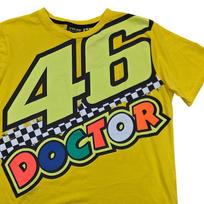 VR46 Racing Apparel Valentino Rossi The Doctor Yellow Graphic  s Large Unisex shirt Cotton Oversize Large Size L black