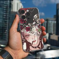 N-Nana Osaki Anime Phone Case For iPhone 17,16,15,14,13,12,11 Pro,Max,Plus,X,XS,XR,SE4,E Mini Transparent Soft Cover iPhone16PROMAX black