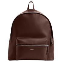 Coach Ridgewood 35 24L Zipper Closure Leather Backpack Large Unisex Backpack Brown CCB81-MPL Basic Set (Bag+Dust Bag)