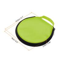 CD Case Holder Storage Disc 20 Capacity Waterproof Oxford Portable Tote Disk Record Storage Dividers Wallet Organizer CD Box Bag žalia