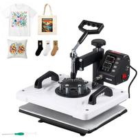 VEVOR Heat Press Machine 29 x 38 cm Sublimation Press Machine Swing Away, Heat Up Fast and Even, Digital Precise Time and Temperature Control