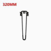 Wrought Iron Foldable Clamp On Table Legs Sturdy Durable 1/4PCS 32/43/50cm for Temporary Desk Party Dining Table 310mm