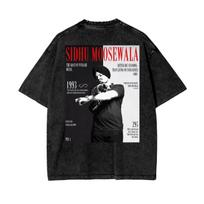 SIDHU SCARFACE | Acid Wash T-Shirt 3XL black