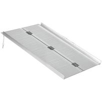 Loading ramp access ramp for foldable non-slip wheelchair loading capacity 270 kg 123 x 74 x 5 cm