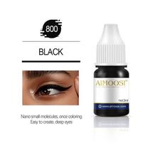 Tattoo Ink Nano Pigment Milkly Colors Semi Permanent Makiažo rinkiniams Atspalvis Antakiai Akių pieštukas Lūpoms Grožis 3ml Microblading Pigments 800 Black black