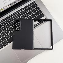 Samsung Z Fold 8 platus dėklas Verslo itin plonas plonas matinis PP dangtelis Samsung Galaxy Z Fold 8 Ultra 7 5 6 skaidriems dėklams Galaxy Z Fold 8 juoda
