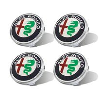 Ratlankių dangteliai 4 vnt. Automobilio emblema Ratlankio centro dangtelis Automobilio aksesuarai Alfa Romeo Giulietta 159 Mito Giulia Stelvio 147 156 Tonale BY6