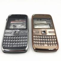 Pilnas komplektas mobiliojo telefono korpuso dangtelis Angliškas klaviatūros išdėstymas Nokia E72 auksinė
