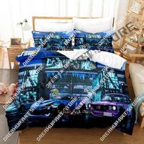 3D Print The Crew 2 Bedding Set Single Twin Full Queen King Size Bed Set Adult Kid Bedroom Duvetcover Sets Anime Bed EU Single 135*200cm/53x79in 3pcs gray