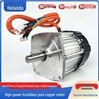 High-Power 850W 48V/60V DC Brushless Motor for Tracked Agricultural Vehicles 48V 850W 2600 RPM 19mm Keyway Motor