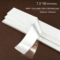 Disposable cake collar Transparent mousse cake corner Rectangular mousse slice soft and no-cut western pastry transparent collar white