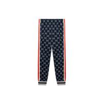 GUCCI GG Vyriškos Džakardo Sportinės Kelnės Mėlynos/Dramblio Kaulo 496920-X9V05-4245 S black
