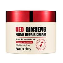 Farm Stay Red Ginseng Prime Repair Cream 100ml – Nourishing Elasticity Care, Korean red