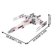 MOOXI Žvaigždžių karai Aerocraft MOC Modelio Plytos PASIDARYK pats Diorama Suaugusiems Vaikams Žaislai Statybinių Blokų Rinkinys Montessori Dovana Kambario Dekoras