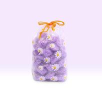 Skalbinių kvapo granulės dengia drabužius, ilgai išlieka, glotnina drabužius, antistatinės, kvapnios pupelės. 100pcs violetinė