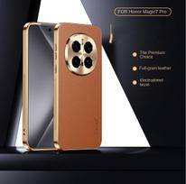 For Honor Magic 7 7 Pro 6 6 Pro electroplated lychee texture full-coverage lens protective anti-fingerprint anti-drop phone case For Magic 6 Pro ruda