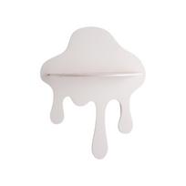 Irregular Cloud Floating Shelf Minimalist Wall-mounted Shelves Creative Wall Display Stand  Bedroom balta