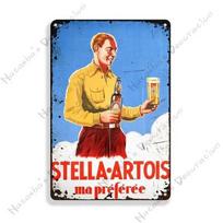 Stella Artois Alaus Metalo Skardos Ženklas 30x20cm, Vintage Baro Sienos Dekoras