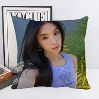 KPOP SOPHIA K-KATSEYE Pagalvės užvalkalas Kvadratinė pagalvė Miegamojo Sofa Laisvalaikio Komforto Pagalvėlė Namų Dekoracija 18x18Inch
