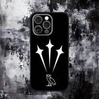 D-Drake O-OvO OWL Phone Case For iPhone 16,15,14,13,12,11,Pro,Max,Plus,X,XS,SE,E,Mini,Soft Silicone Black Case iPhone13mini