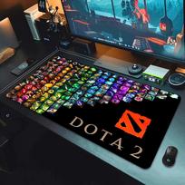 Kompiuterio pelės kilimėlis DOTA 2 Žaidimų pelės kilimėlis Didelis stalo kilimas Užrakintas kraštas Kompiuterio nešiojamojo kompiuterio priedai Klaviatūros stalo kilimėlis 900x400 30cmx80cm(11.8x31.5inch)