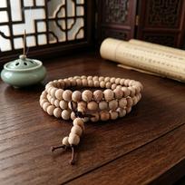 Buddhist Bead Bracelet Nan Style 108 Beads Men and Women Bracelet 6mm Elastic Cord Buddhist Beads Prayer Beads Round Beads Couple Style Accessory brown