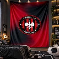 Sieninis gobelenas Eintracht Frankfurt Futbolo Spaudinio Audinys Svetainei Miegamajam Namų Dekoras 100cmx150cm red