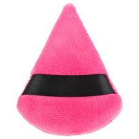 1pc Triangle Velvet Powder Puff Flours Face Makeup Sponge Cosmetics Cotton Face Powder Puff Washable Lightweight Makeup Tools pink