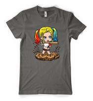 Suicide Harley Quinn Squad Bobble Head Rock Personalised Unisex Adult T Shirt 3XL black