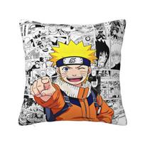 Individualus prabangus Naruto Uzumaki anime sofos pagalvės užvalkalas, aksominis manga mesti pagalvės užvalkalas 30cmx30cm gray