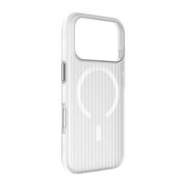 Luxury 3D Luggage Striped Hard Rugged PC Magnetic Case For iPhone 17 Pro Max 16 15 14 13 12 For Magsafe Wireless Charge Cover iPhone 14 Pro balta