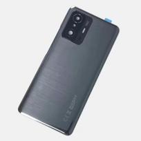 Baterijos galinis dangtelis Xiaomi Mi 11T Pro 11T 5G, galinio korpuso keitimas su kameros objektyvu pilka spalva
